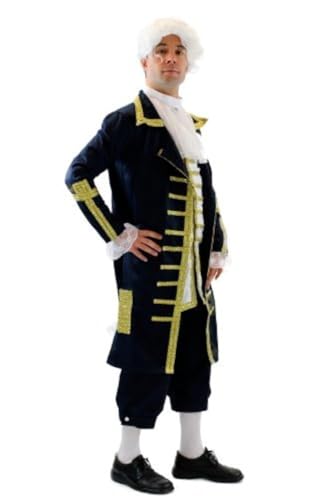 DRESS ME UP - L075/48 Blauer Baron: Hochwertiges Kostüm Herrenkostüm Barock Mozart Edelmann Adliger König Gr. 48 / M DRESS ME UP - L075/48 Blauer Baron: Hochwertiges Kostüm Herrenkostüm Barock Mozart Edelmann Adliger König Gr. 48 / M von Dress Me Up