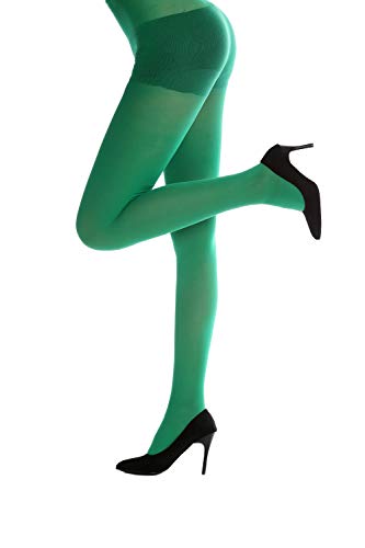 DRESS ME UP - WZ-012DG Strumpfhose Pantyhose Damenkostüm Party Karneval Halloween dunkelgrün grün S/M von Dress Me Up