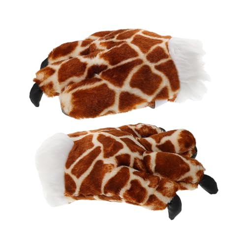 DRESSOOS Warme Handschuhe Für Jungen Und Mädchen Giraffen-plüschhandschuhe Für Fantasievolles Spielen Halloween DRESSOOS Warme Handschuhe Für Jungen Und Mädchen Giraffen-plüschhandschuhe Für Fantasievolles Spielen Halloween von DRESSOOS