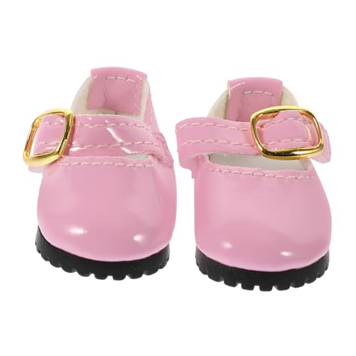 DRESSOOS 1 Paar Lederschuhe Für Mädchenpuppen, Mädchenpuppen Outfits, Schuhe, Puppen Dekoschuhe, Puppenrock Schuhe, Puppen Anziehschuhe, Mädchenpuppenkleidung, Schuhe, Mädchenpuppenschuhe, von DRESSOOS