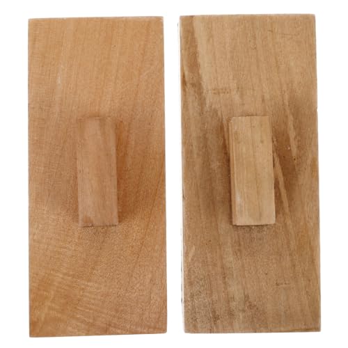 DRESSOOS 1 Paar Sandblöcke Für Kinder, Sandblock Rhythmusspielzeug, Musikinstrumente Für Kleinkinder, Sandblock Klöppel, Sandblock Spielzeug, Hölzernes Sandblock Instrument, Kinder von DRESSOOS