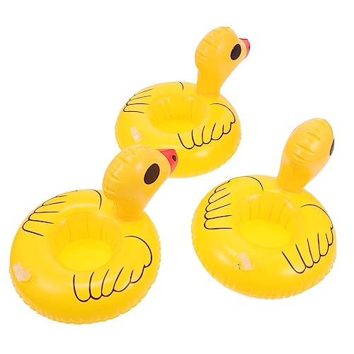DRESSOOS 1 Satz Aufblasbare Getränkehalter Teiliges Schwimmende Tassenhalter Cartoon Form Gelb für Badezimmer und Kinderspielzeug Leicht Aufzublasen und Platzsparend DRESSOOS 1 Satz Aufblasbare Getränkehalter Teiliges Schwimmende Tassenhalter Cartoon Form Gelb für Badezimmer und Kinderspielzeug Leicht Aufzublasen und Platzsparend von DRESSOOS