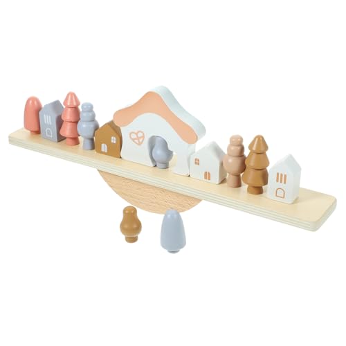 DRESSOOS Holzbausteine ​​stapelblöcke Für Kinder Lernblöcke Kinder Stapelspielzeug Zeichentrickfiguren von DRESSOOS