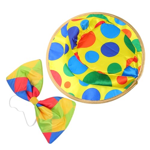 DRESSOOS Clown Party Gastgeschenke Set Jungen Und Mädchen Kostüm Hüte Fliege Karneval Karnevalshüte Für Jungen Mädchen von DRESSOOS