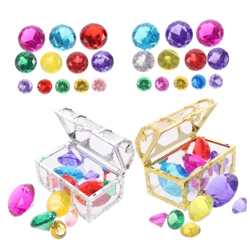 DRESSOOS 1 Satz Kunststoff Teiliges Spielset für Schatzsuche Piratenspiele Hochzeitsdekoration Tischdeko und DIY Projekte Glänzende Schmucksteine für Kreative Anwendungen DRESSOOS 1 Satz Kunststoff Teiliges Spielset für Schatzsuche Piratenspiele Hochzeitsdekoration Tischdeko und DIY Projekte Glänzende Schmucksteine für Kreative Anwendungen von DRESSOOS