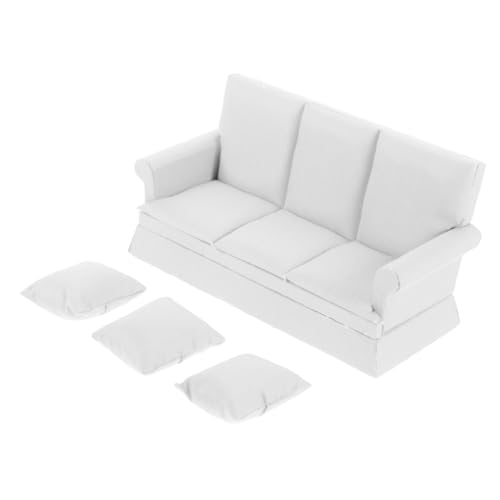 DRESSOOS 1 Satz Mini-Sofa small Sofa small Couch Miniaturgeschenk puppenhauszubehör Puppenhaussofa Puppenmöbel Puppencouch Miniatur-Szenen-Couch-Modell Mini-Raumsofa Baumwolle Weiß DRESSOOS 1 Satz Mini-Sofa small Sofa small Couch Miniaturgeschenk puppenhauszubehör Puppenhaussofa Puppenmöbel Puppencouch Miniatur-Szenen-Couch-Modell Mini-Raumsofa Baumwolle Weiß von DRESSOOS