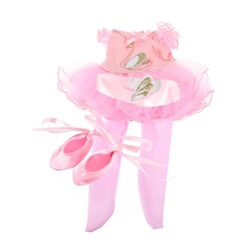 DRESSOOS 1 Satz Puppenballettkostüm 18 Puppenkleider Und Accessoires Dutthüllen Für Den Balletttanz Zubehör Für Puppenstirnbänder Puppenhaus-Modell Puppenballettausrüstung Polyester Rosa DRESSOOS 1 Satz Puppenballettkostüm 18 Puppenkleider Und Accessoires Dutthüllen Für Den Balletttanz Zubehör Für Puppenstirnbänder Puppenhaus-Modell Puppenballettausrüstung Polyester Rosa von DRESSOOS