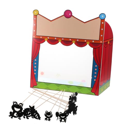 DRESSOOS 1 Satz Schattenpuppentheater, Sprechendes Geschichtenpuppenset, Experiment, Schattenpuppenset, Schattenpuppenaktivität, Schattenpuppenspiel-herstellungsset, DRESSOOS 1 Satz Schattenpuppentheater, Sprechendes Geschichtenpuppenset, Experiment, Schattenpuppenset, Schattenpuppenaktivität, Schattenpuppenspiel-herstellungsset, von DRESSOOS
