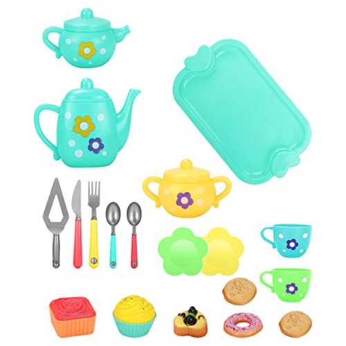 DRESSOOS 1 Satz Simulierter Teetasse Tee Topf Talend Tee Pot Set Kinder Vorgeben Spielen von DRESSOOS