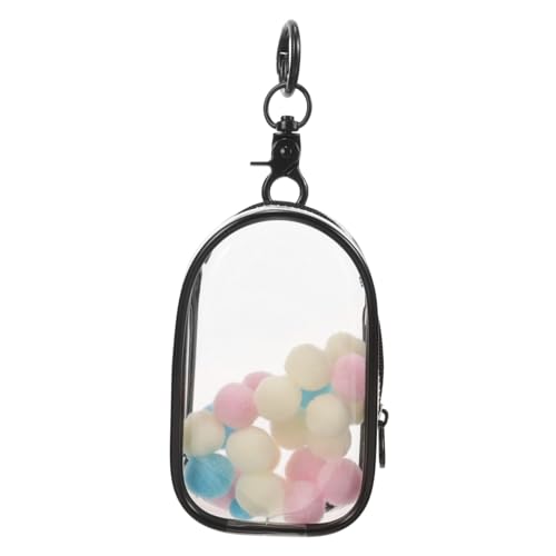 DRESSOOS 1 Satz Verpackung Mit Kapselverschluss Aufbewahrungstasche Für Transparente Figuren-präsentationstasche Klare Make-up-Tasche Puppe Plüsch Taschen Mini Sous Plastik Black DRESSOOS 1 Satz Verpackung Mit Kapselverschluss Aufbewahrungstasche Für Transparente Figuren-präsentationstasche Klare Make-up-Tasche Puppe Plüsch Taschen Mini Sous Plastik Black von DRESSOOS