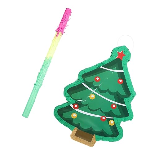 DRESSOOS 2 PCS Set Weihnachten Baum Decor Papier Stange und Candy Party Schmuck von DRESSOOS