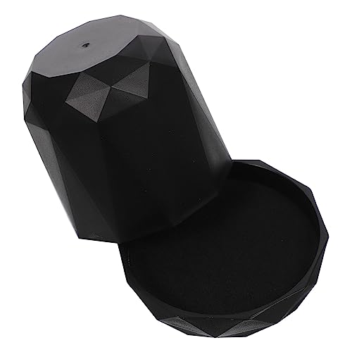 DRESSOOS 1 Satz Würfelbecher Würfelhalter Spiele Jumbo Tragbare Tasse Party -Requisiten Barzubehör Würfelrollenhalter Würfelbehälter Würfel Schütteln Halter Spielzubehör Abs Black von DRESSOOS
