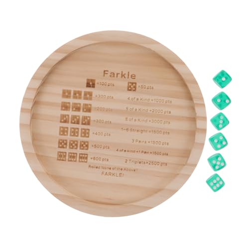 DRESSOOS 1 Satz Würfeltablett Anzeigetafel Darts Würfelfach Gadget Besteck Grillschaber Saumband Futterspender Quest-Chips Kit Würfel Würfelschale Zum Rollen Etikett Hölzern Beige DRESSOOS 1 Satz Würfeltablett Anzeigetafel Darts Würfelfach Gadget Besteck Grillschaber Saumband Futterspender Quest-Chips Kit Würfel Würfelschale Zum Rollen Etikett Hölzern Beige von DRESSOOS