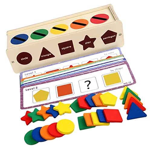 DRESSOOS 1 Satz formsortierbox holzspielzeug Toys Sortierspielzeug für Kleinkinder Holzspielzeug für Kindergreifblöcke Greifblöcke aus Holz hölzern Colorful DRESSOOS 1 Satz formsortierbox holzspielzeug Toys Sortierspielzeug für Kleinkinder Holzspielzeug für Kindergreifblöcke Greifblöcke aus Holz hölzern Colorful von DRESSOOS