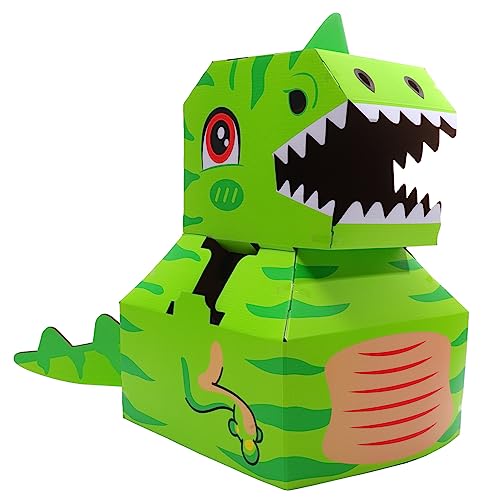 DRESSOOS 1 Satz tragbarer Karton bastelset basteln für kisten Pappmodell kinderbekleidung tragbares DIY- tragbare DIY- -Dinosaurier Papier Green DRESSOOS 1 Satz tragbarer Karton bastelset basteln für kisten Pappmodell kinderbekleidung tragbares DIY- tragbare DIY- -Dinosaurier Papier Green von DRESSOOS