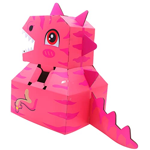 DRESSOOS 1 Satz tragbarer Karton für kinderspielzeug Toys for LEDs Leuchtmittel Lernspielzeug dinozu tragbare Dinosaurier aus Papierkarton tragbares DIY- Rosa DRESSOOS 1 Satz tragbarer Karton für kinderspielzeug Toys for LEDs Leuchtmittel Lernspielzeug dinozu tragbare Dinosaurier aus Papierkarton tragbares DIY- Rosa von DRESSOOS