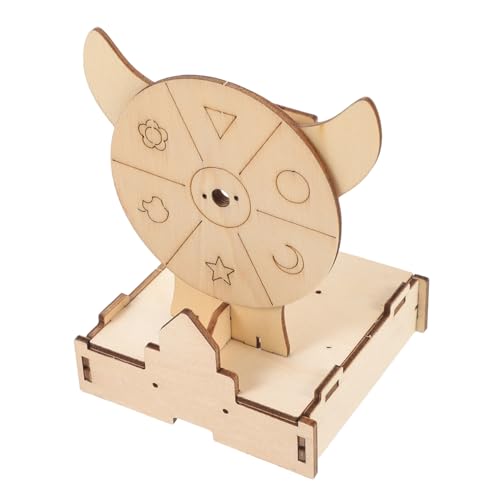 DRESSOOS 1 Set, Tombola Rad, Party Spiel Requisiten, Preisrad Zubehör, Glücksbrettspiel, Holz Preisrad, Karnevals Preisrad, Tombola Spiel, Drehteller, Party Preisrad von DRESSOOS