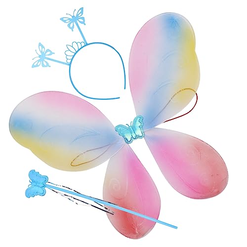 DRESSOOS Schmetterlingsflügel Kostüm Feenflügel Jungen Und Mädchen Party Set 3D Fee Anzieh Requisiten DRESSOOS Schmetterlingsflügel Kostüm Feenflügel Jungen Und Mädchen Party Set 3D Fee Anzieh Requisiten von DRESSOOS