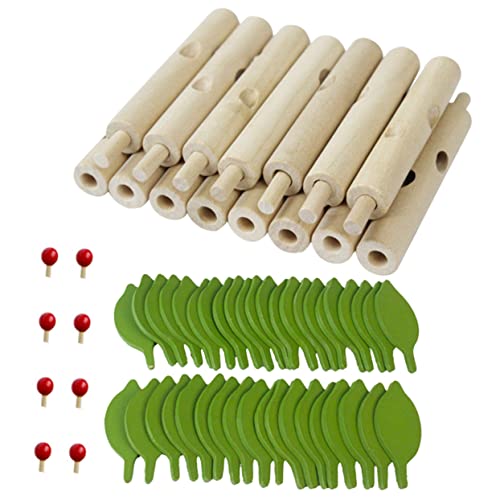 DRESSOOS 1 Set Denkspiel Baumpuzzlespielzeug Kinderbaumbauspielzeug Baumbaublöcke Kinderbauspielzeug Holzpuzzlespielzeug Handgefertigtes Puzzlespielzeug 3D Baumförmige Puzzles DIY von DRESSOOS