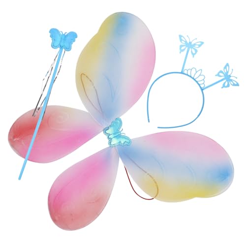 DRESSOOS 1 Set Flügelstab Set Flügel Kostüm Fee Kostüm Requisite Kostümflügel Schmetterlinge Flügel Dekoration Flügel Cosplay Halloween Kostüme Schmetterlingsflügel Für Mädchen Butterfly DRESSOOS 1 Set Flügelstab Set Flügel Kostüm Fee Kostüm Requisite Kostümflügel Schmetterlinge Flügel Dekoration Flügel Cosplay Halloween Kostüme Schmetterlingsflügel Für Mädchen Butterfly von DRESSOOS