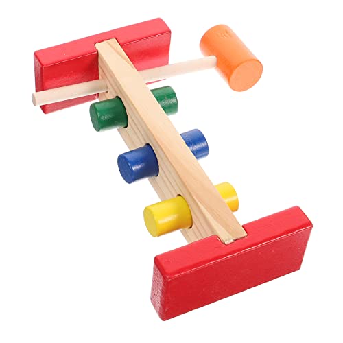 DRESSOOS 1 Set Früherziehungspuzzle Kinderschlagspielzeug Früherziehungsspielzeug Lernspielzeug Kinderhammerspielzeug Interaktives Spielzeug Kleinkindspielzeug Alter 1 2 Schlagspielzeug von DRESSOOS
