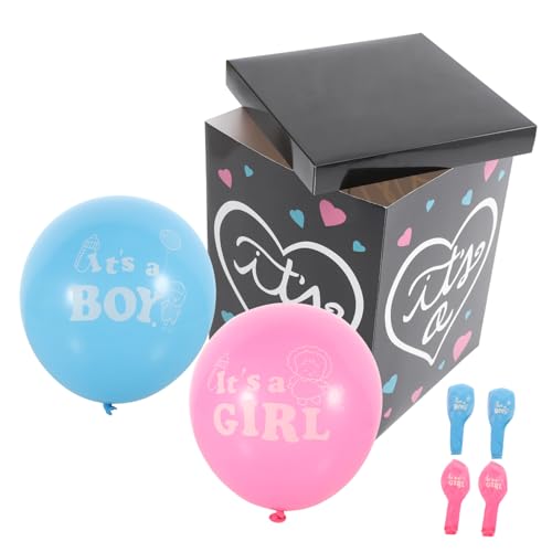 DRESSOOS 1 Set Gender Reveal Box, Gender Reveal Dekorationen, Ballonboxen, Gender Reveal Party Dekorationen, Babyparty Boxen, Geburtstagsdekorationen, Babyparty Dekorationen Für Mädchen, DRESSOOS 1 Set Gender Reveal Box, Gender Reveal Dekorationen, Ballonboxen, Gender Reveal Party Dekorationen, Babyparty Boxen, Geburtstagsdekorationen, Babyparty Dekorationen Für Mädchen, von DRESSOOS