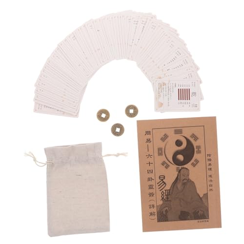 DRESSOOS 1 Set I Ching Gua Pai Iching Buch I Ching Buch Chinesische Münze Chinesische Reichtumsmünze I Ching I Ching Karten Chinesische Gadgets DRESSOOS 1 Set I Ching Gua Pai Iching Buch I Ching Buch Chinesische Münze Chinesische Reichtumsmünze I Ching I Ching Karten Chinesische Gadgets von DRESSOOS