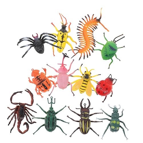 DRESSOOS 1 Set Insekten Lernspielzeug Insektenspielzeug Tiermodelle Lustige Insektenspielzeuge Simulierte Insekten Requisiten Insektenfigur Insektendekor Insektenmodell Insekten Kognitives von DRESSOOS