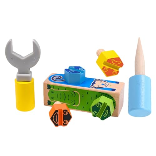 DRESSOOS 1 Set Kinder Frühe Pädagogische Spielzeug Farbe Kognition Spielzeug Tierbolzen Spielzeug von DRESSOOS