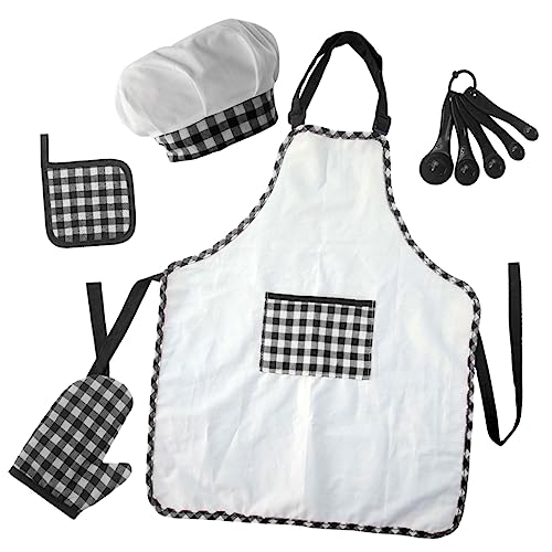 DRESSOOS 1 Set Kinder Kochschürze, Kochschürze Für Kinder, Kochmütze Und Schürze Für Kinder, Kinder Küchenschürze, Kinder Kochschürze Und Mütze, Jungen Schürzen Zum Kochen, Kinder DRESSOOS 1 Set Kinder Kochschürze, Kochschürze Für Kinder, Kochmütze Und Schürze Für Kinder, Kinder Küchenschürze, Kinder Kochschürze Und Mütze, Jungen Schürzen Zum Kochen, Kinder von DRESSOOS