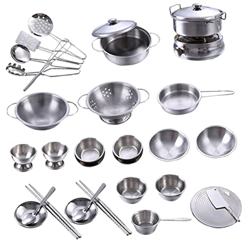DRESSOOS 1 Set Kinderküchenspielzeug, Kinderküchenspielset Aus Edelstahl, Puppenküche, Lustige Küchenhelfer, Kinderküchenspielset, Kinderspielzeugküche, Metallspielzeugküche, DRESSOOS 1 Set Kinderküchenspielzeug, Kinderküchenspielset Aus Edelstahl, Puppenküche, Lustige Küchenhelfer, Kinderküchenspielset, Kinderspielzeugküche, Metallspielzeugküche, von DRESSOOS