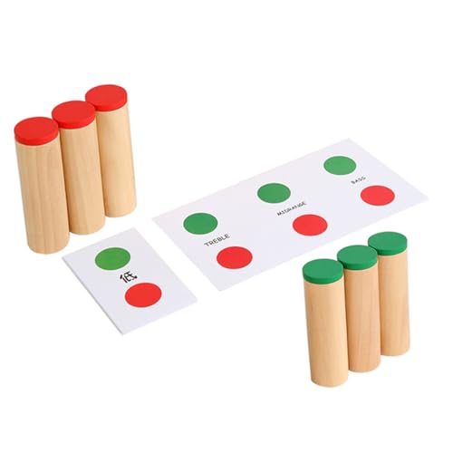 DRESSOOS 1 Set Kognitives Spielzeug, Kinder Trainingsspielzeug, Logisches Denkspielzeug, Hörtrainingsspielzeug Für Kinder, Lernspielzeug, Sound Tube Spielzeug, Interaktives Spielzeug, von DRESSOOS