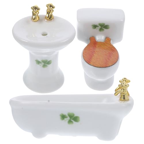 DRESSOOS 1 Set Mini Keramik Toilette, Mini Duschraum Verzierungen, Winzige Hausmöbel, Keramik Badezimmer Accessoires, Porzellan Dekorationen, Miniatur Badezimmer Accessoires, Toiletten DRESSOOS 1 Set Mini Keramik Toilette, Mini Duschraum Verzierungen, Winzige Hausmöbel, Keramik Badezimmer Accessoires, Porzellan Dekorationen, Miniatur Badezimmer Accessoires, Toiletten von DRESSOOS