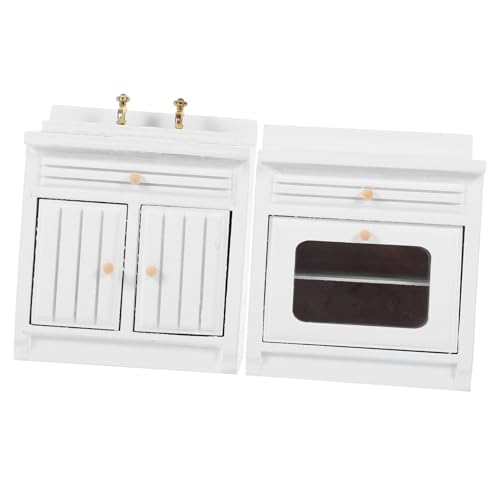 DRESSOOS 1 Set Mini Küchenzubehör, Miniaturmöbel, Ornament, Puppenhausherd, Puppenhaus Küchendekor, Mini Hausbedarf, Badezimmer, Küchendekoration, Puppenhaus Waschbecken DRESSOOS 1 Set Mini Küchenzubehör, Miniaturmöbel, Ornament, Puppenhausherd, Puppenhaus Küchendekor, Mini Hausbedarf, Badezimmer, Küchendekoration, Puppenhaus Waschbecken von DRESSOOS