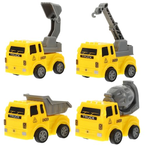 DRESSOOS Reibungsbetriebene Spielzeuge Spielzeugautos Mini-Pullback- Lernspielzeug für Jungen und Mädchen 1 Set von DRESSOOS