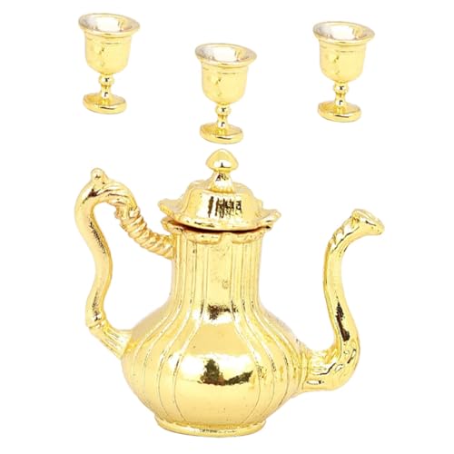 DRESSOOS 1 Set Miniatur, Miniatur Kaffeetasse, Puppenhaus Minimodelle, Puppenhaus Miniaturen, Miniatur Teegeschirr Aus Metall, Küche, Rollenspiel, Rollenspielzeug, Mini Küchenzubehör DRESSOOS 1 Set Miniatur, Miniatur Kaffeetasse, Puppenhaus Minimodelle, Puppenhaus Miniaturen, Miniatur Teegeschirr Aus Metall, Küche, Rollenspiel, Rollenspielzeug, Mini Küchenzubehör von DRESSOOS