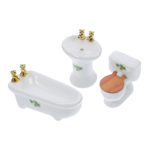 DRESSOOS 1 Set Miniatur Duschraum Zubehör Keramik Mini Duschraum Modell Puppenhaus Duschraum Modell DRESSOOS 1 Set Miniatur Duschraum Zubehör Keramik Mini Duschraum Modell Puppenhaus Duschraum Modell von DRESSOOS