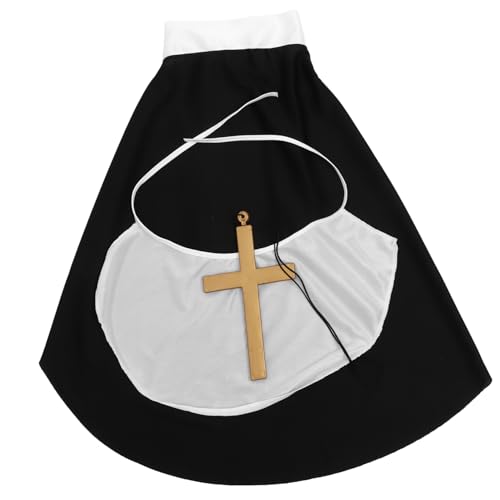 DRESSOOS Cosplay Halloween Herren Priester Kostüm Zubehör Kreuz Charm Schal Party Dress up Kit DRESSOOS Cosplay Halloween Herren Priester Kostüm Zubehör Kreuz Charm Schal Party Dress up Kit von DRESSOOS
