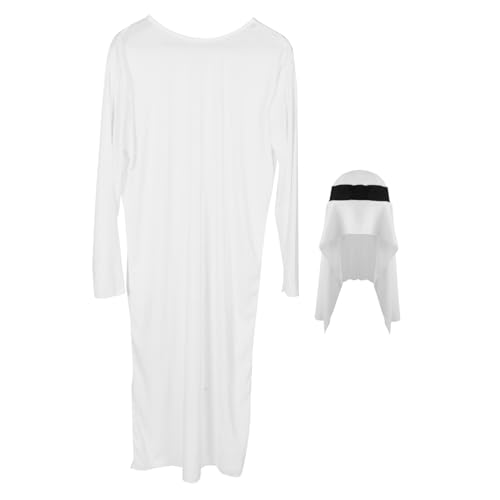 DRESSOOS 1 Set Prinzenkleidung, Maskerade Herren Outfit, Arabische Outfits Für Frauen, Arabisches Kleid Für Frauen, Arabisches Kleid Für Frauen, Arabisches Prinzessinnenkostüm, Maskerade von DRESSOOS