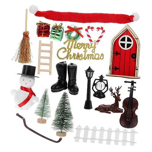DRESSOOS 1 Set Puppenhaus Puppen, Weihnachtsszenen Layout, Weihnachts Puppenhaus, DIY, Mini Möbelmodell, Festival, Kleine Figuren, Mini Hausmodelle, Weihnachts Miniatur Ornament Kit, DRESSOOS 1 Set Puppenhaus Puppen, Weihnachtsszenen Layout, Weihnachts Puppenhaus, DIY, Mini Möbelmodell, Festival, Kleine Figuren, Mini Hausmodelle, Weihnachts Miniatur Ornament Kit, von DRESSOOS