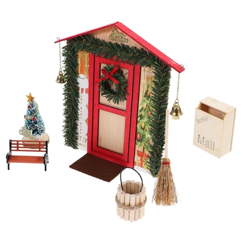DRESSOOS 1 Set Puppenhaus Tür Requisiten, Spielhaus, Miniatur Geschenkboxen, Mini, Weihnachtsdekor, Miniatur Partygeschenke, Puppenhaus Weihnachtsschmuck, Spielzeughaus Ornament, Mini DRESSOOS 1 Set Puppenhaus Tür Requisiten, Spielhaus, Miniatur Geschenkboxen, Mini, Weihnachtsdekor, Miniatur Partygeschenke, Puppenhaus Weihnachtsschmuck, Spielzeughaus Ornament, Mini von DRESSOOS