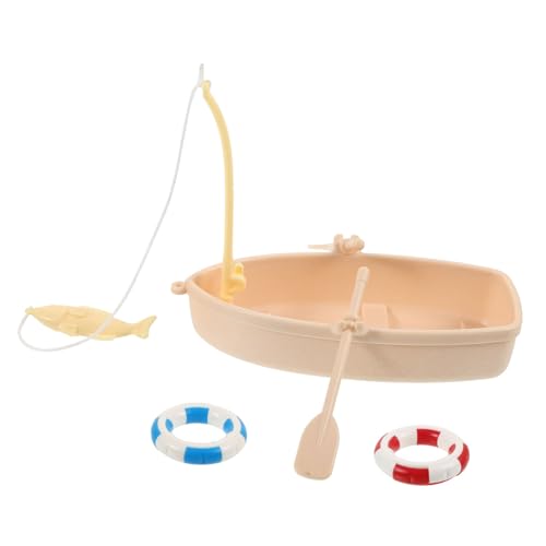 DRESSOOS 1 Set Puppenhausboot, Mini, Strand Stil Ornament, Mini Szene Dekore, Strand Stil, Mini Dekoration, Mini, Strand Zubehör, Miniatur Landschafts Zubehör, Mini Ornament DRESSOOS 1 Set Puppenhausboot, Mini, Strand Stil Ornament, Mini Szene Dekore, Strand Stil, Mini Dekoration, Mini, Strand Zubehör, Miniatur Landschafts Zubehör, Mini Ornament von DRESSOOS