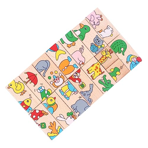 DRESSOOS Montessori Lernspielzeug 1 Set Puzzle Aus Domino Tier Puzzle Für Kreative Und Pädagogische Spielzeit Ideal Als Für Jungen Und ädchen Ab 1 Jahr DRESSOOS Montessori Lernspielzeug 1 Set Puzzle Aus Domino Tier Puzzle Für Kreative Und Pädagogische Spielzeit Ideal Als Für Jungen Und ädchen Ab 1 Jahr von DRESSOOS