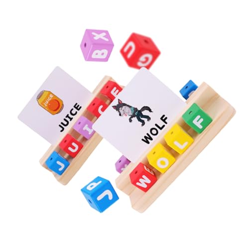 DRESSOOS 1 Set Rainbow Holz Brief Pädagogische Spielzeug Kinder Frühe Bildung Brief Spielzeug von DRESSOOS
