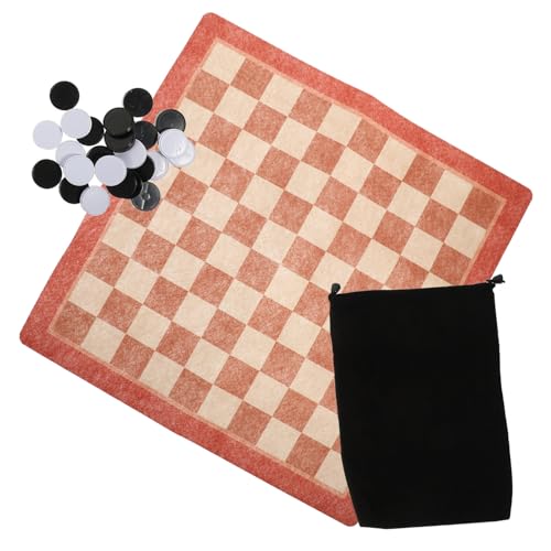 DRESSOOS 1 Set Schachbrett Spielzeug Für Den Schreibtisch, Kinderspielzeug, Lernspielzeug, Schachzubehör, Schach Aus Kunststoff, Faltschach Set, Kompaktes Schachbrett, Lernschachspielzeug, von DRESSOOS