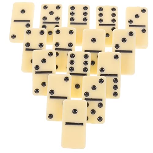 DRESSOOS 1 Set Set Dominosteine ​​Domino Block Brettspiele Domino Spielzeug Party Brettspiele Domino Bausteine ​​Domino Brettspiel von DRESSOOS