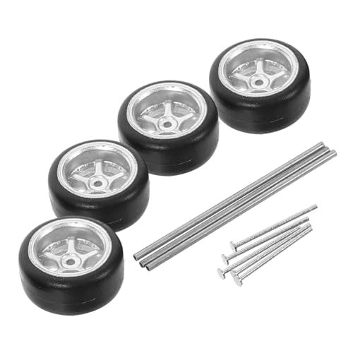DRESSOOS 1 Satz Rc Auto Austauschbare Rad Reifen 1/64 Modellbau Spielzeug Autoräder Widerstandsfähige und Leichte Rc Autoteile für Selbstgemacht Modellbau und Langlebigen Einsatz DRESSOOS 1 Satz Rc Auto Austauschbare Rad Reifen 1/64 Modellbau Spielzeug Autoräder Widerstandsfähige und Leichte Rc Autoteile für Selbstgemacht Modellbau und Langlebigen Einsatz von DRESSOOS