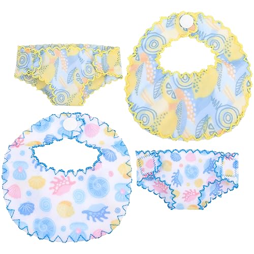 DRESSOOS 1 Set Süße Unterwäsche, Lustige Höschen, Babyzubehör Für Puppen, Windeln Für Puppen, Höschen Für Kleine Mädchen, Kleine Puppenkleidung, Spielzeughöschen, Mädchenhöschen, von DRESSOOS