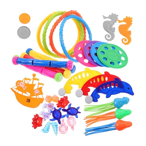DRESSOOS 1 Set Tauchspielset, Tauchspielzeug Für Kinder, Bezauberndes Tauchspielzeug, Kinderspielzeug Für Draußen, Tauchspielzeug, Poolspielzeug Für Kinder Im Alter Von 4–8 Jahren, DRESSOOS 1 Set Tauchspielset, Tauchspielzeug Für Kinder, Bezauberndes Tauchspielzeug, Kinderspielzeug Für Draußen, Tauchspielzeug, Poolspielzeug Für Kinder Im Alter Von 4–8 Jahren, von DRESSOOS