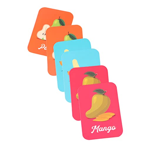 DRESSOOS Obst-lern-Memory-Spiel Für Jungen Und Mädchen 1 Set Lernspielzeug Passende Memory-Spiel-erkennungskarten Für Kinder von DRESSOOS